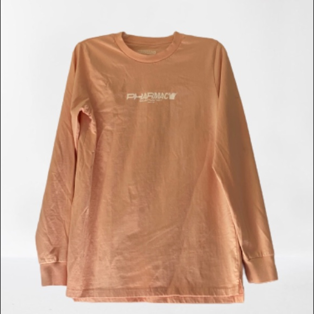 Pink Pharmacy Boardshop Unisex Long Sleeve Ribbed Cuff Skate Surf Tee Shit Sz M